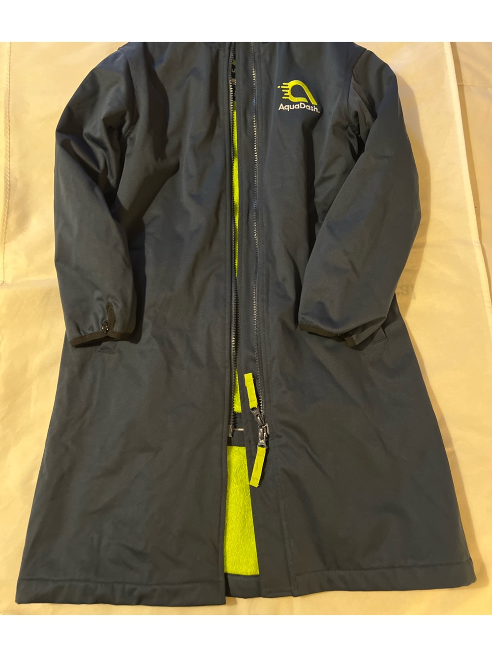AquaDash Swim Parka, Kids, Extra Long, Natural Cotton youth size 8 for big kids - Picture 7 of 16